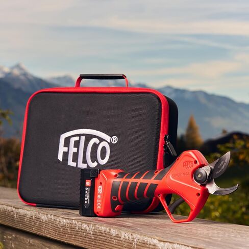 FELCO 2e Electric Pruning Shears with Cut Shield Safety, F-Tech Coated Blade, 10.8V Lithium Battery – Professional Cordless Garden Pruner in Kuwait