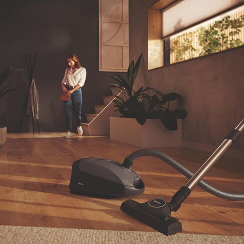 Miele Classic C1 Pure Suction Bagged Canister Vacuum, Graphite Grey - Portable, Household in Kuwait