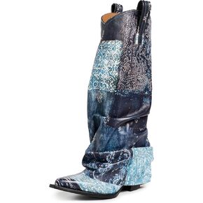 R13 Women's Mid Cowboy Boots with Sleeve in Kuwait