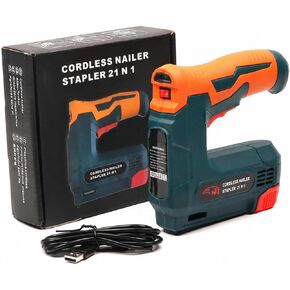 Staple Nail Handheld Cordless Nailer Replenishable Cordless Fastener for Hobbyists, Crafters, Home Repairs, Carpentry, Crafts in Saudi Arabia