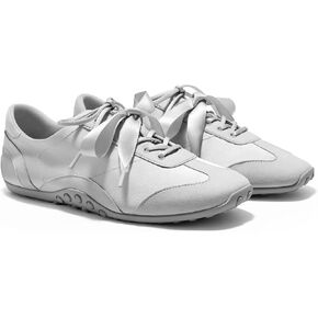 VIVAIA Carol Women's Square Toe Jogger Sneakerina Comfortable Satin Fahion Ballet Sneakers Barefoot-Like Non Slip Walking Shoes for Daily Dress in Kuwait