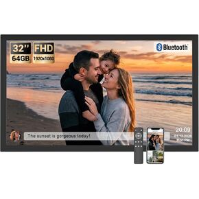 BSIMB Digital Photo Frame 8 inch WiFi Digital Picture Frame with 1280x800 IPS LCD Touch Screen, Auto-Rotate, Slideshow, Easy Setup to Share Photos or Videos Instantly via App/Email from Anywhere in Kuwait