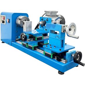 Dual Motor Wood Bead Lathe 750W+450W 220V Single Phase | 32mm Spindle Bore, MT2 Taper, 0-1600 r/min, with 4-Jaw Chuck for DIY Beads Bowl Processing in Kuwait