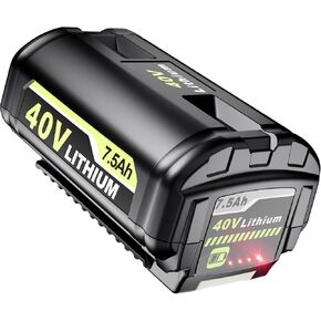 Upgraded 7500mAh OP4026 Replacement Battery Compatible with Ryobi 40V Battery Lithium Replacement OP4050A OP40601 OP40602 for 40V Tools with LED Indicator in Kuwait