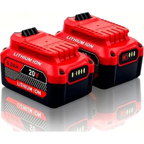 Upgrade 2-Pack 20V 6000h Batteries Replacement for Craftsman 20V Battery Compatible with Craftsman CMCB205 CMCB204 CMCB206 CMCB202 CMCB201 20V Cordless Power Tool in Kuwait