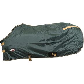 Weaver Leather 420D Nylon Stable Sheet Horse Blanket - Double Buckle Front Closures for Easy on and Off, Black, 76" in Saudi Arabia