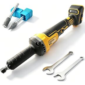 Professional Cordless Brushless Die Grinder for Dewalt 20V, 26000 RPM, 4-Speed Control Ideal for Grinding, Polishing & Deburring, with 1/4″ Collet & 2 Grinding Heads (Tool Only, No Battery) in Kuwait