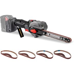 Brushless Cordless Detail Belt Sander Compatible with Milwaukee M18 (Battery Not Included), 2067 FT/Min High-Speed, 6-Speed Adjustable, 100° Pivoting Arm for Wood, Metal, Plastic in Saudi Arabia