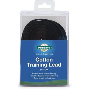 PetSafe Cotton Training Lead, 5/8" x 20', Black, Model:CTLD-5/8-X-20 in Saudi Arabia