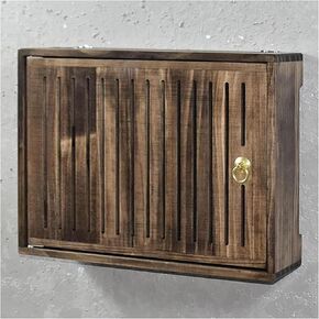 WiFi Router Storage Box, Wall Mounted Wooden WiFi Router Cabinet Multicolor Multiple Sizes(Walnut,L49.5 * 42cm/19.4 * 16.5in) in Kuwait