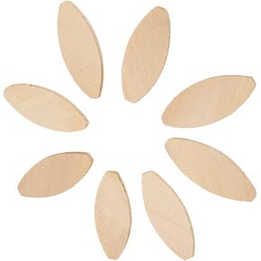 HUIOP 100pcs Wood Joining Biscuits Beech, Size 20, for Superior Jointing Strength, 100% and, Made of Pure Solid Wood, More Robust and Sturdy (Zelkova) in Kuwait