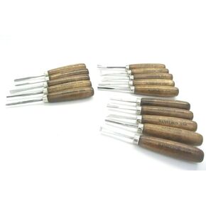15pc Woodcarving Gunsmith Tools Gouge Parting Mini RAMELSON USA 106 106R 209S in Saudi Arabia