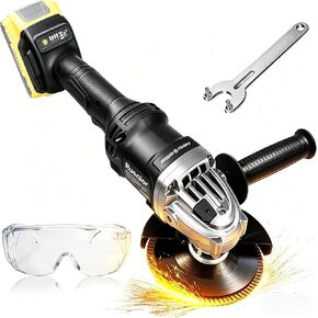 Cordless Angle Grinder Compatible with Dewalt 20V Battery, 10000 RPM Brushless Grinder 4-1/2", 3 Variable Speed Power Grinder for Cutting, Griding, Polishing (No Battery) in Kuwait