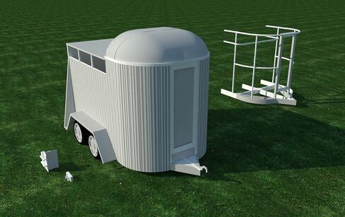 Two Horse Trailer Plans Large Animal Transport Vehicle Build Your Own in Kuwait