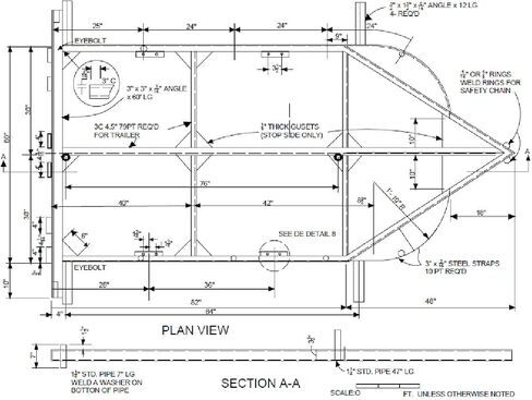 Two Horse Trailer Plans Large Animal Transport Vehicle Build Your Own in Kuwait