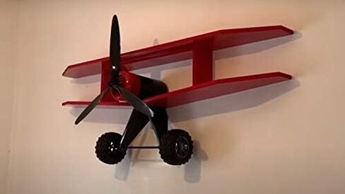 Wooden Airplane Themed DIY Floating Shelf Plans - Room Decor Woodworking Plans in Kuwait