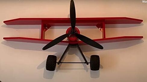 Wooden Airplane Themed DIY Floating Shelf Plans - Room Decor Woodworking Plans in Kuwait