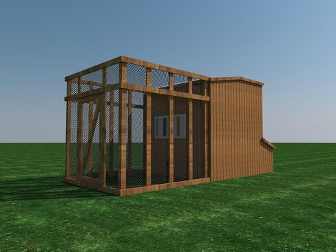 DIY Chicken Coop Plans 8x10 with Run – Woodworking Project Plans Blueprint for Poultry Hen House, Step by Step Building Guide with Materials List in Kuwait