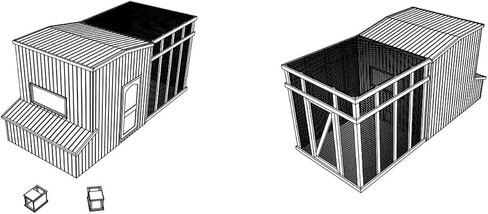 DIY Chicken Coop Plans 8x10 with Run – Woodworking Project Plans Blueprint for Poultry Hen House, Step by Step Building Guide with Materials List in Kuwait