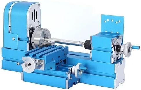 Mini Metal Micro Universal Machine Micro Lathe W10003 20000rpm Machine Processing Model 12V in Kuwait