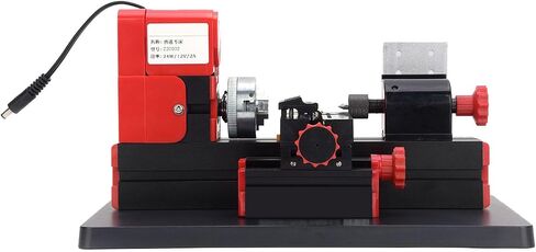 Mini Metal Lathe Machine Z20002 High Speed 20000rpm 24W Power Tool for DIY Metal Wood Plastic Turning Crafting Hobbyists Small Workshop in Kuwait