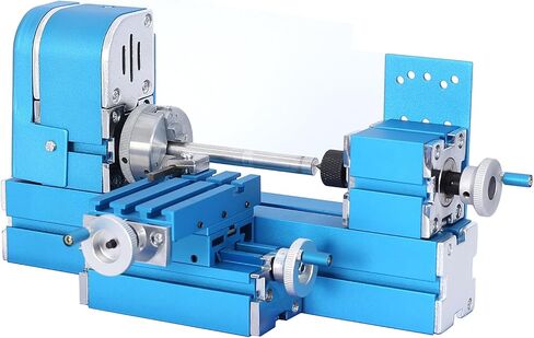 Mini Motorized Lathe Machine DIY Rotating Lathe for School Science and Technology Activities Precision Tool for Technical Rooms and Educational Projects in Kuwait