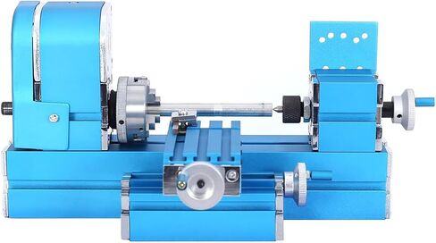 Mini Motorized Lathe Machine DIY Rotating Lathe for School Science and Technology Activities Precision Tool for Technical Rooms and Educational Projects in Kuwait