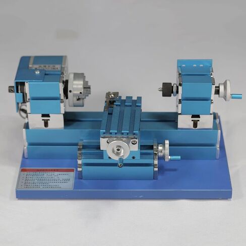 Mini Motorized Lathe Machine DIY Rotating Lathe for School Science and Technology Activities Precision Tool for Technical Rooms and Educational Projects in Kuwait