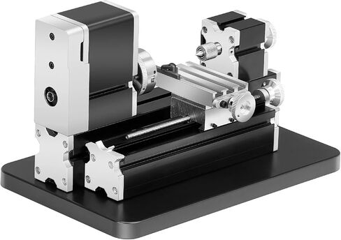 Mini Metal Lathe Machine 2.76 x 5.12 in Power Metal Lathe 20,000 RPM 36W in Kuwait