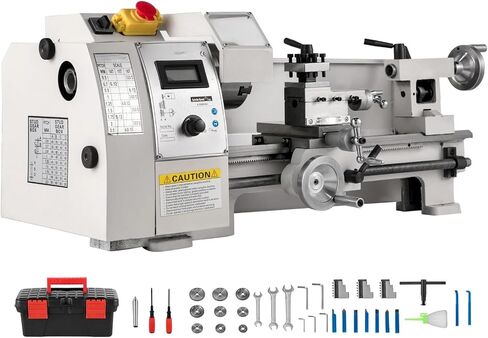 Mini Metal Lathe 8"x14" Metalworking Machine Variable Speed 2250 RPM 600W,Replacement for Uimoso OEM in Kuwait