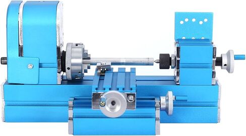 Mini Micro Electric Lathe, DIY Tool Metal Woodworking Hobby Model Making,for School General Technology Room, Science and Technology Activity Room Equipment in Kuwait