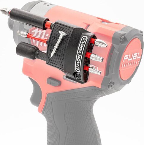Simon Tools Magnetic Bit Holder for Milwaukee M12 Fuel Surge Impact Driver and Drill - Holds 6 Bits in Kuwait