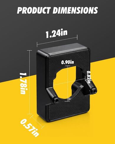 Vinyl Siding Adapter Tips for DeWalt DCN45RN Roofing Nailer (2 Pack Horizontal), Compatible with DCN45RNB & DCN45RND1, Roofing Nailer Siding Attachment for Precise Installation in Kuwait