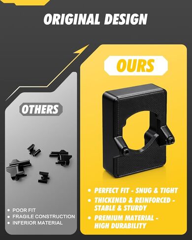 Vinyl Siding Adapter Tips for DeWalt DCN45RN Roofing Nailer (2 Pack Horizontal), Compatible with DCN45RNB & DCN45RND1, Roofing Nailer Siding Attachment for Precise Installation in Kuwait