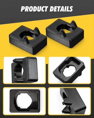 Vinyl Siding Adapter Tips for DeWalt DCN45RN Roofing Nailer (2 Pack Horizontal), Compatible with DCN45RNB & DCN45RND1, Roofing Nailer Siding Attachment for Precise Installation in Kuwait
