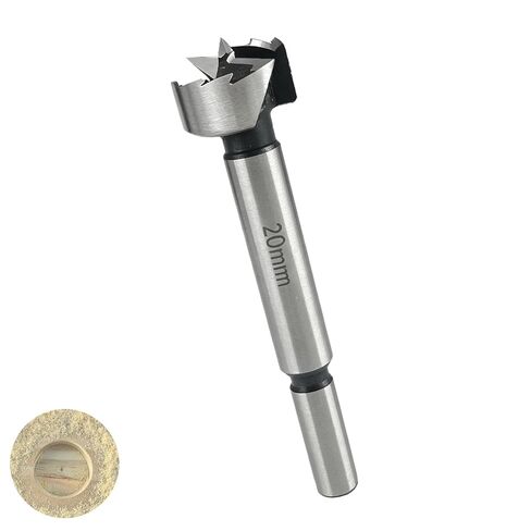1-1/2 Inch High-Carbon Steel Forstner Drill Bit with Storage Case | wood plywood plastic use, flat bottom hole boring, woodworking furniture fit, drill press compatible, sharp clean cut in Kuwait