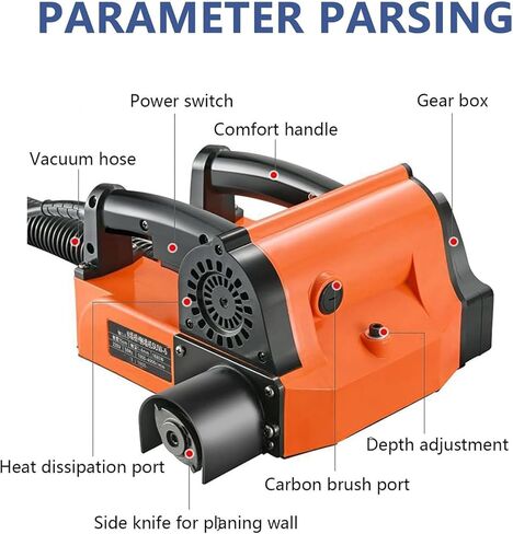 Wall Chaser Electric Wall Grooving Cutting Machine, Wall Groove Cutting Machine 150Mm, 4Mm Maximum Cutting Depth, Wall Slotting Machine in Kuwait