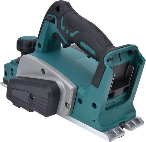 82mm Cordless Electric Planer for 18V/21V Batteries — Stainless Steel Body, 15000 RPM, –3mm Depth Adjustment, MirrorFinish Base Plate, PA6 Nylon Handle — Ships Via in Saudi Arabia