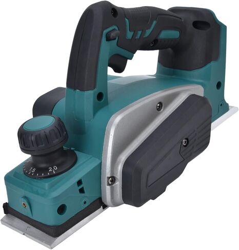 82mm Cordless Electric Planer for 18V/21V Batteries — Stainless Steel Body, 15000 RPM, –3mm Depth Adjustment, MirrorFinish Base Plate, PA6 Nylon Handle — Ships Via in Saudi Arabia