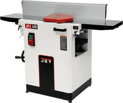 Jet 12-Inch Planer/Jointer, Straight Knife Cutterhead, 3 HP, 230V 1Ph (Model JPJ-12B) in Kuwait