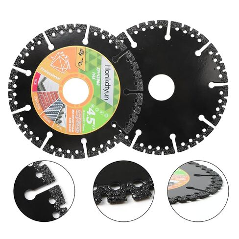 4.5" Diamond Cutting Blades 3-Pack – Multi-Purpose Angle Grinder Disc for Metal, Tile, Marble, Quartz & Plastic, Chamfering and Grinding Wheel in Kuwait