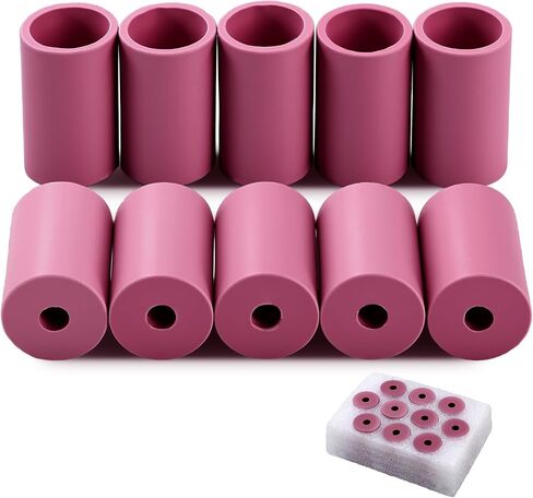 10 Pack Sandblaster Gun Nozzles Tip Sand Blaster Replacement 6mm Sandblaster Nozzles Cylinder Ceramic Abrasive Nozzle for Blasting High Wear Resistant in Kuwait