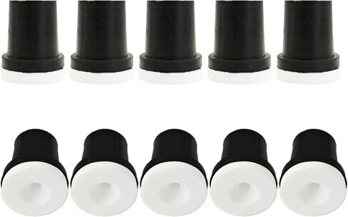 10Pcs Ceramic Sandblaster Nozzle Tips 1/8" Inner Hole SandBlast Gun | Replacement Nozzles Compatible with 5 Gallon Sandblasting Tank for Rust Paint Removal Metal Wood Auto Surface Preparation in Kuwait