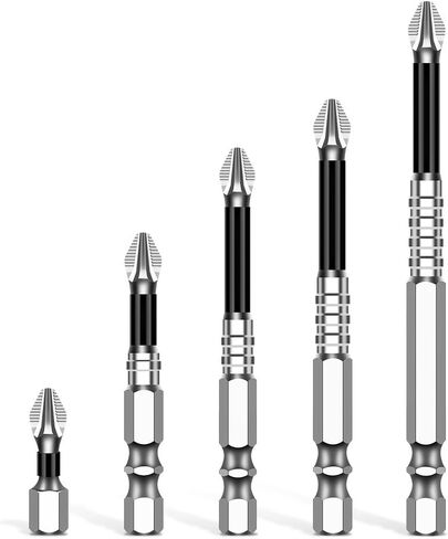 S2 Steel PH2 Screwdriver Bit Set 6-Piece 25-150mm in Kuwait