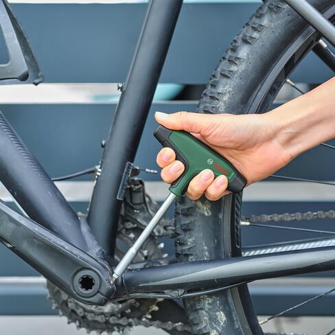 Bosch Bit Screwdriver T-Handle (High Torque Bit Screwdriver for Powerful Screwdriving; Max Torque 46 Nm; Long Shaft 100mm; Magnetic Bit Holder; Ergonomic T-Handle Softgrip) in Kuwait