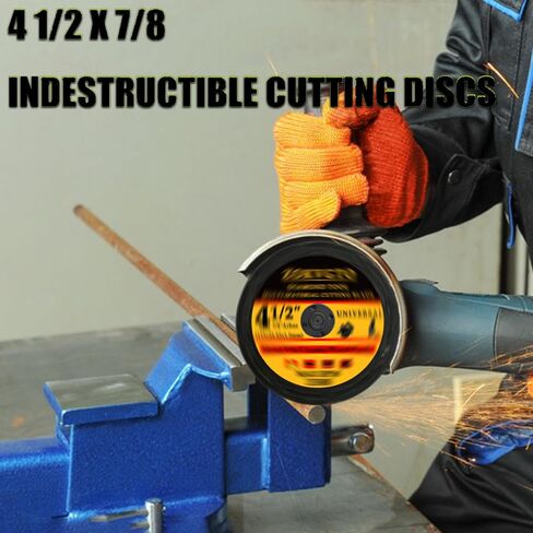 5 Pack Indestructible Disc for Grinder 4 1/2 X 7/8 Inch Multi-Material Diamond Cut Off Wheels for Cutting Metal/Tile/Ceramic/Wood/Plastic (5) in Kuwait