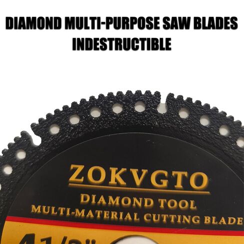 5 Pack Indestructible Disc for Grinder 4 1/2 X 7/8 Inch Multi-Material Diamond Cut Off Wheels for Cutting Metal/Tile/Ceramic/Wood/Plastic (5) in Kuwait