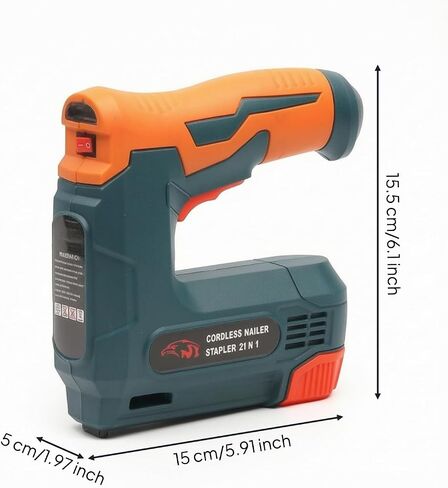 Staple Nail Compact Cordless Nailer Portable Cordless Fastener for Hobbyists, Crafters, Carpentry in Kuwait