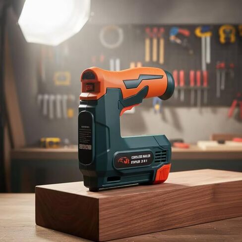 Staple Nail Handheld Cordless Nailer Powered Cordless Fastener for Crafters, Crafts in Kuwait