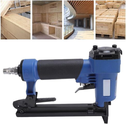 Pneumatic Stapler with Versatile Applications for Woodworking, Air Gun for 1/4 to 1/2 Inch Nails in Kuwait